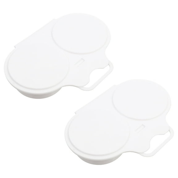Supvox 1 Pair Egg Mould Plastic Microwave Egg Maker Cooking Breakfast Home Users