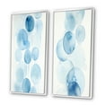 thumbnail image 3 of Designart "Vintage Light Blue Tranquility III" Modern Geometric Framed Wall Art Set Of 2 - Modern Blue Frame Gallery Set For Office Decor, 3 of 6