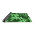 thumbnail image 2 of Ahgly Company Indoor Square Abstract Emerald Green Modern Area Rugs, 5' Square, 2 of 4