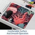 thumbnail image 6 of Coral Printed Non-Slip Rubber Bottom Gaming Mouse Pad 8.3x9.8 Inch Square Office and Gaming Mouse Mat, 6 of 6