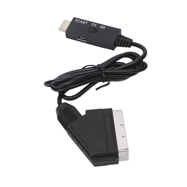 Convertidor de video Full HD, SCART a HD Multimedia Cable adaptador de interfaz multimedia SCAR Tto HD Cable adaptador SCART Características líderes en su clase
