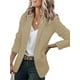 thumbnail image 1 of Chaquetas de manga larga para trabajo de oficina con frente abierto informal para mujer Blazer con bolsillos, 1 of 2