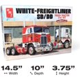 thumbnail image 6 of AMT White Freightliner 2-in-1 SC/DD Cabover Tractor (75th Anniversary) 1/25 Scale Model Kit, 6 of 6