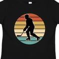 thumbnail image 4 of Inktastic Hockey Player Retro Sunset Boys or Girls Toddler T-Shirt, 4 of 5