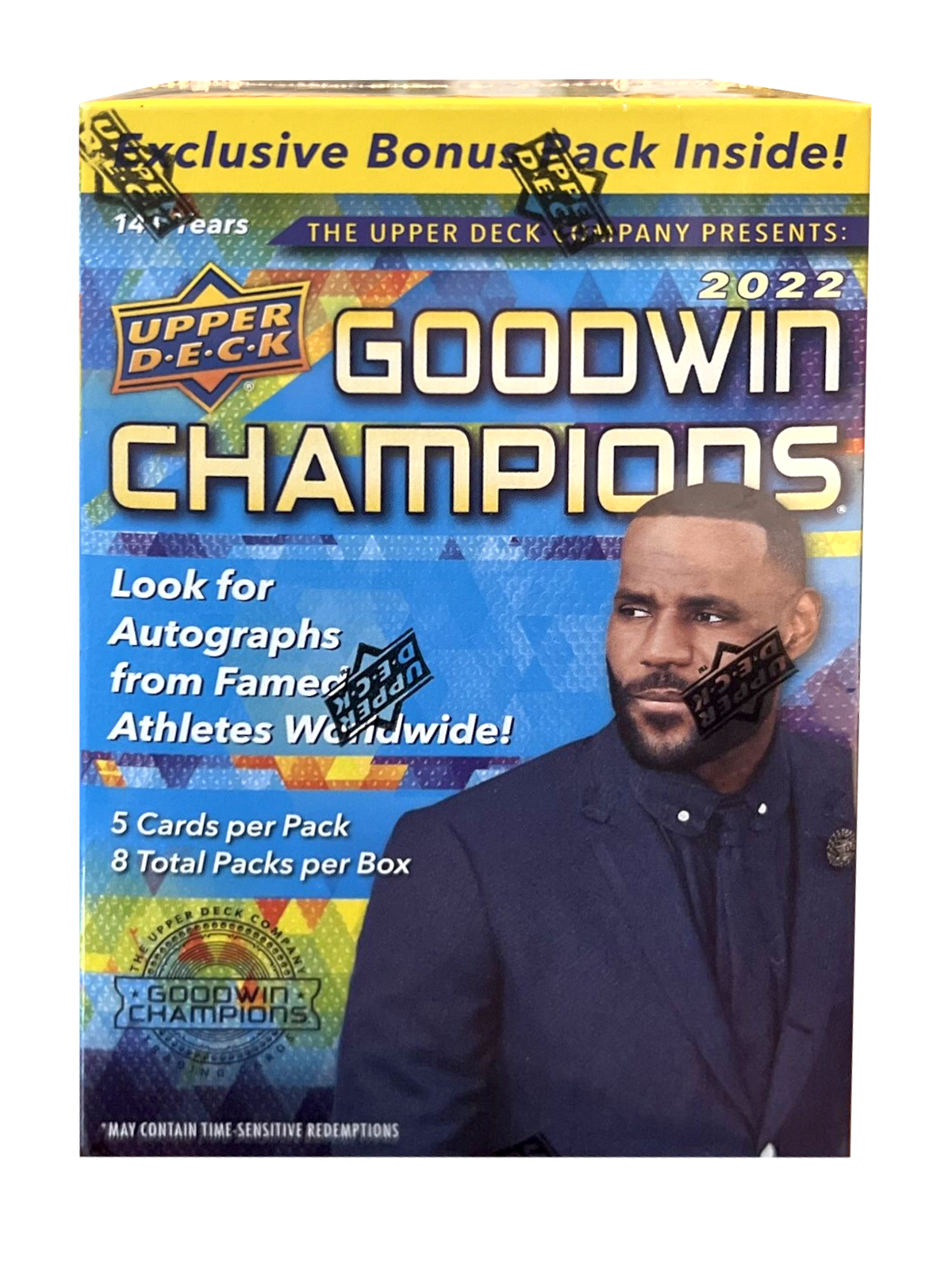 Upper Deck 2021 Goodwin Champions Blaster Box, 6 Packs, 5 Cards