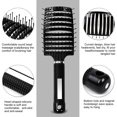 thumbnail image 2 of Brosse à Cheveux Professionnelle Courbée Outils de Coiffure, 2 of 5