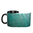 thumbnail image 4 of Green Pattern Coffee Mug Fun Custom Ceramic Mugs 11oz Black, 4 of 5