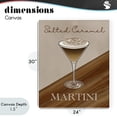 thumbnail image 4 of Stupell Industries Art Deco Salted Caramel Martini Canvas Art, 24 x 30, by Marcus Prime, 4 of 8
