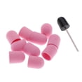 thumbnail image 3 of 10 piezas de bandas de lijado + 1 pieza de mandril kits de herramientas Rosado Yuyangstore Bandas de lijado de manicura, 3 of 8