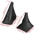 thumbnail image 5 of PU Leather For Opel Corsa C 2000 2001 2002 2003 2004 2005 2006 Gear Shift Knob Gaiter Boot Cover w/Parking Handbrake Cover, 5 of 6