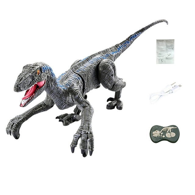 IROINID 2.4G Remote Control Dinosaur Walking & Roaring Realistic Dinosaur Toys For Kids