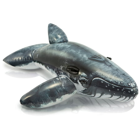 Intex Realistic Whale Ride-On Inflatable Swimming Pool Float - 57530EP