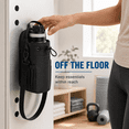 thumbnail image 4 of QingRoam Magnetic Water Bottle Bag for Gym with Phone Pocket Metal Surface Attachment Adjustable Crossbody Strap Black, 4 of 7