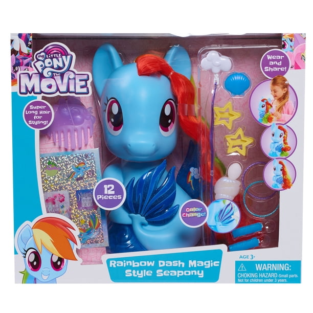 My Little Pony Rainbow Dash Styling Seapony Walmart Walmart