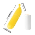 thumbnail image 2 of Brosse Épilatoire en Forme de Banane pour & Épilation Rouleau Anti-Peluches Réutilisable Rouleau de Toilettage Portable pour la Maison, 2 of 6