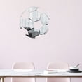 thumbnail image 4 of QuanTara Mirrored Acrylic Soccer Ball Wall Decoration, 12-Pack 11.81x11.81 Inch Black Wall Stickers for Boys Girls Room, Bedroom, Living Room, DIY Sports Theme Decor, 4 of 6