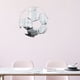 thumbnail image 4 of Pegatinas de Pared de Acrílico Espejado con Forma de Balón de Fútbol para Decoración de Pared, para Habitación de Niños y Niñas, Sala de Estar y Dormitorio., 4 of 6