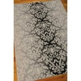 thumbnail image 5 of Nourison  Riviera RI06 Wool Area Rug Black 5' 3" x 7' 5" Latex Free Silk,Wool,Synthetic Abstract 6' x 9' Indoor Living Room,Bedroom,Dining Room, 5 of 5