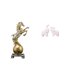 thumbnail image 1 of Figura de escritorio,Estante de estatua de caballo para escritorio,oficina,decoración del hogar,Figura decorativa de escritorio de resina para decoración del hogar,Escultura de, 1 of 8