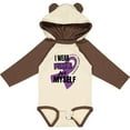 thumbnail image 3 of Inktastic I Wear Purple for Myself Cystic Fibrosis Awareness Boys or Girls Long Sleeve Baby Bodysuit, 3 of 5