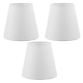 thumbnail image 2 of Pantalla de lámpara de tela de estilo europeo moderno, 3 unidades, E14, con clip para candelabro de vela, 2 of 14