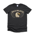 thumbnail image 4 of Funny Bald and Majestic Shirt for Men Eagle Dad Joke T-Shirt for Adults Dark Gray Heather Shirt Adult 2XL, 4 of 5
