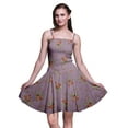 thumbnail image 1 of Bimba Robe Soleil Mini à Bretelles Spaghetti pour Femmes, Haut à Taille Smockée Imprimé Floral - Xxx-Grand, 1 of 5