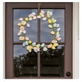 thumbnail image 5 of SDJMa Easter Wreath for Front Door, Colorful Easter Eggs Wreath, Spring Welcome Wreath for Indoor Outdoor Farmhouse Home Porch Wall Window Decor, 14.2", 5 of 9