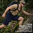 thumbnail image 4 of liyiyiyia Mens Shorts Outdoor Work Cargo Shorts for Men with 10 Pocket for Hiking Fishing Camping Casual Navy Blue 34 (No Belt), 4 of 8