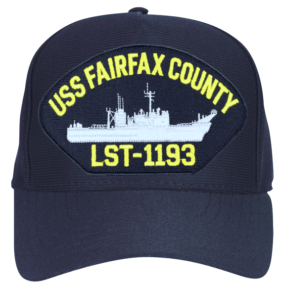 USS Fairfax County LST-1193 Ships Ball Cap