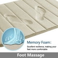 thumbnail image 2 of NEWEEN Bath Mats for Bathroom Non Slip - Memory Foam Bath Mat Coral Velvet Super Water Absorbent Polyster Soft Shaggy Anti-Slide For Bathroom Floor Rug - 20" x 32", 2 of 6