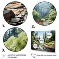 thumbnail image 3 of Designart "Redwood National Park Exploring the Forest II" Landscapes Floater Framed Wall Art Print, 3 of 7