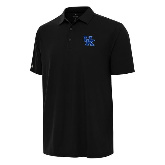 Men's Antigua Black Kentucky Wildcats Era Polo