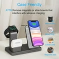 thumbnail image 1 of 3 In 1 Wireless Charger  Wireless Charging Station Compatible With  Watch Series 5/4/3/2/1, 1 of 8