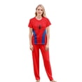 thumbnail image 2 of Matching Family Spider Costume Set, Red Blue Superhero Cosplay with Pants, Halloween Outfit for Group Party Outfit Festival, 2 of 4