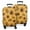 Yellow Black Polka, variant on White Sunflower Pattern Luggage Cover Fashion Suitcase Cover Baggage Covers Fit 25-28 Inch Luggage (Go Travel)