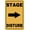 Warning Sign 5, variant on Spill Kit Inside Tin Sign - 8"x12", Vintage Metal Decor for Home, Farm, Bar, Coffee Shop, Club, Industrial Zones
