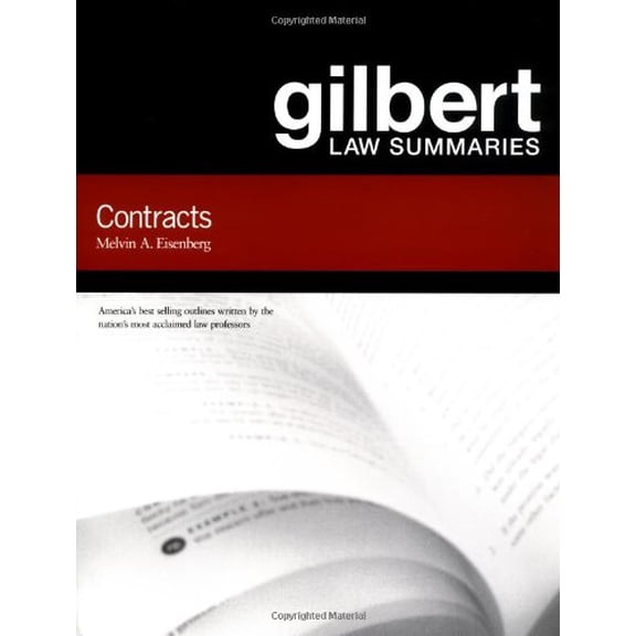 Pre-Owned Gilbert Law Summaries on Contracts (Paperback) 0159007763 9780159007761