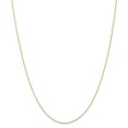 thumbnail image 1 of 14K Yellow Gold necklace Spiga (Wheat) chain Pendant Round Diamond-cut 16 in 0.8 mm, 1 of 5