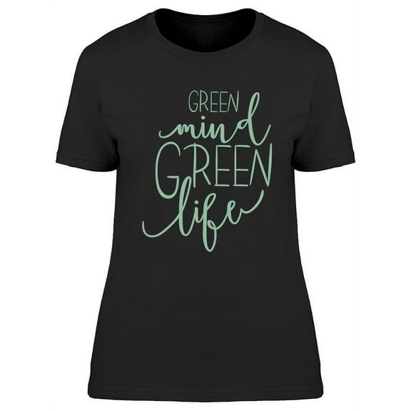 Green Mind Design T-Shirt Women -Image by Shutterstock, Female Large