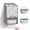 Dark Grey, variant on HOUSE AGAIN Plastic Bag Holder & Trash Bag Dispenser, Wall Mount Extra Large 2-in-1 Grocery Bag Roll Organizer, Oxford Cloth Storage for Kitchen, Pantry, Bathroom, Laundry Room, Light Grey