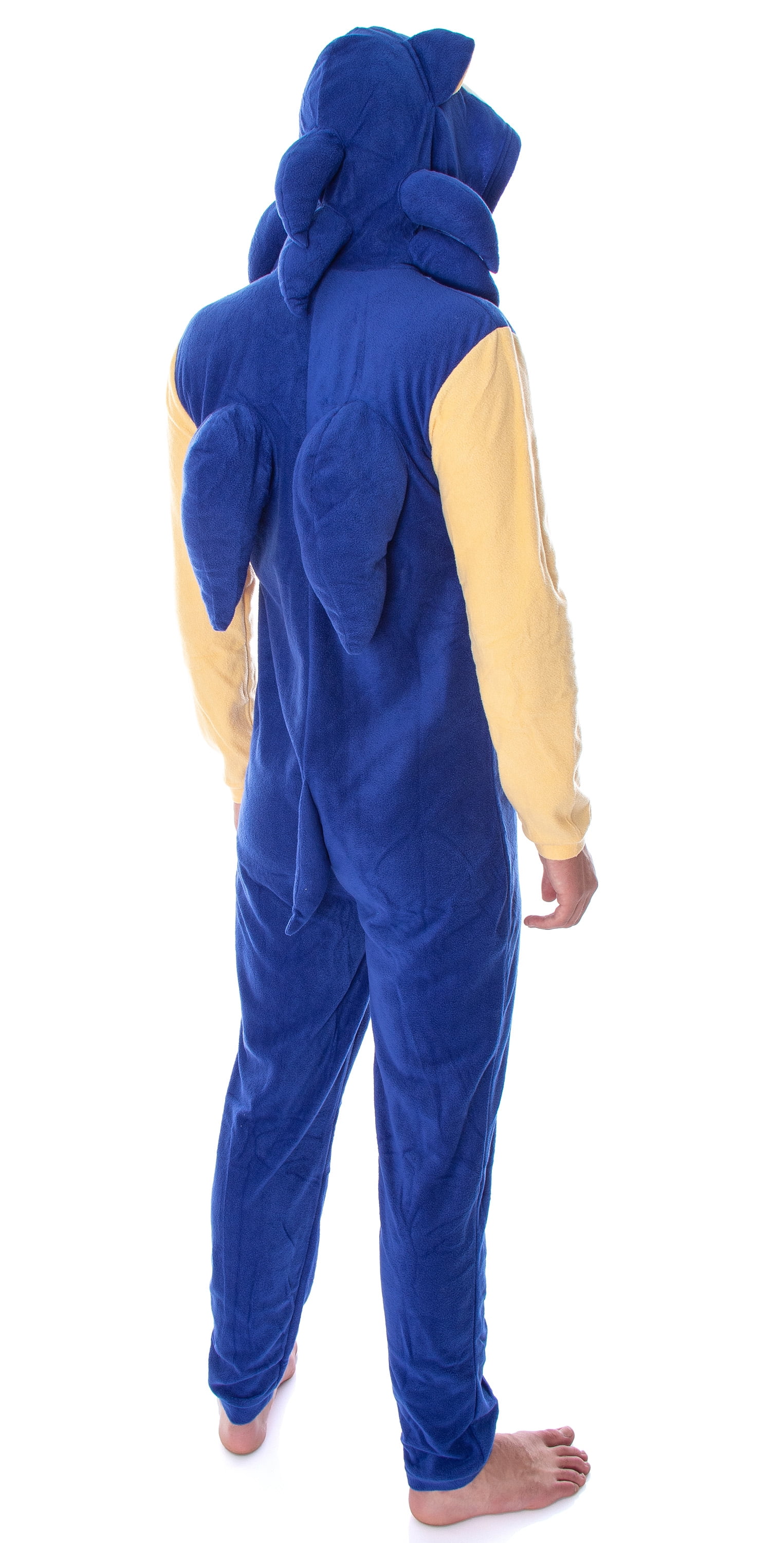 Sonic The Hedgehog Men's Video Game Character Costume One-Piece Union Suit Pajama Onesie