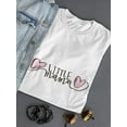 thumbnail image 3 of Little Mama, Mom Love Hearts T-Shirt Women -Image by Shutterstock, Female Medium, 3 of 4