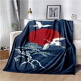 thumbnail image 3 of Manta de estilo chino para niños, mantas de dibujos animados Súper suaves y cálidas para camas, ropa de cama de viaje, sofá, manta para regalo, 3 of 4