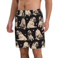 thumbnail image 2 of Balery French Bulldog Traje de Baño Estilo Hawaiano para Hombre, Shorts de Secado Rápido con Bolsillos-Small, 2 of 6