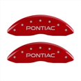 thumbnail image 1 of MGP Caliper Covers 18028SPONRD Pontiac Red Caliper Covers - Engraved Front & Rear, Set of 4, 1 of 1