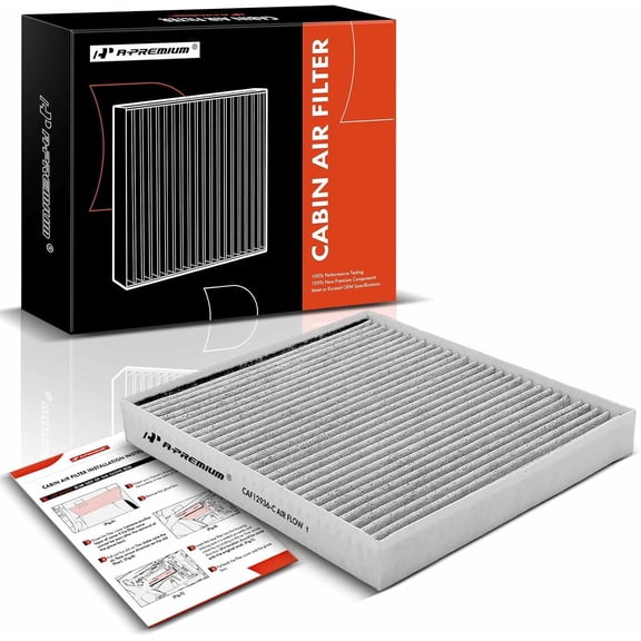 A-Premium Cabin Air Filter with Activated Carbon Compatible with Hyundai Palisade 2020 2021 2022 2023 - V6 3.8L - Replace# 97133-S8000