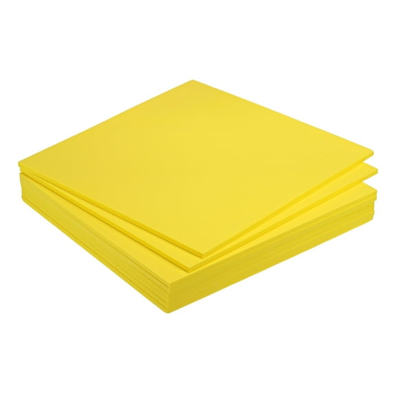 EVA Foam Sheets Yellow 9.8 Inch x 9.8 Inch 5mm Thick Crafts Foam Sheets 8Pcs