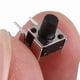 thumbnail image 4 of 100Pzs Interruptor de Boton Pulsador de Tacto Tactil de Angulo Recto Momentaneo 6 x 6 mm x 8 mm, 4 of 8