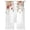 White, variant on Pink Floral Sheer Curtains 84 Inch Length 2 Panels Set, Spring Pastoral Botanical Wildflowers Leaves Voile Window Treatment Rod Pocket Curtains Sheers Drapes for Bedroom/Living Room/Kitchen 52"x84"x2